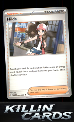 Hilda 084/086 Pokemon Uncommon SV: White Flare Card NM - Image 1