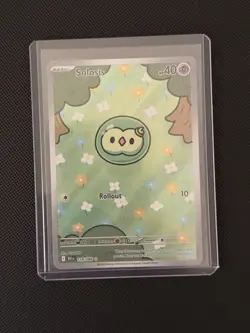 Solosis Illustration Rare 118/086 Sv: Black Bolt Holo Pokemon TCG NM - Image 1