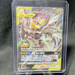 Pokemon Pikachu & Zekrom GX TAG TEAM Full Art Ultra Rare Holo 240HP 33/181 - Image 1
