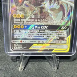 Pokemon Pikachu & Zekrom GX TAG TEAM Full Art Ultra Rare Holo 240HP 33/181 - Image 3