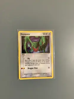 Rayquaza 3/17 - Pokemon TCG Pop Series 1 Holo Rare 2006 LP - Image 1