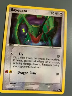 Rayquaza 3/17 - Pokemon TCG Pop Series 1 Holo Rare 2006 LP - Image 4