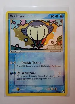 Pokemon TCG Wailmer 69/92 Legend Maker Reverse Holo Card (2006) - Image 1