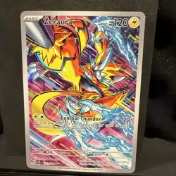 Zeraora 151/142 SV07: Stellar Crown Pokemon TCG Illustration Rare Holo NM - Image 1