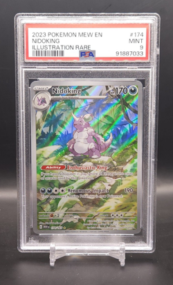 Pokemon TCG - Nidoking 174/165 Scarlet & Violet 151 Holo PSA 9 English - Image 1