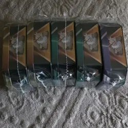 Pokemon TCG Triple Whammy Tins Complete Set Slaking, Darkai Tyranitar 5 Total - Image 5