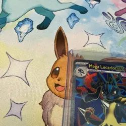 Pokemon MEGA LUCARIO EX 160/132 - Mega Evolution - ULTRA RARE FULL ART - MINT - Image 2