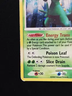Sceptile 10/100 Holo Rare Pokemon Diamond & Pearl: Stormfront 2008 TCG - Image 5