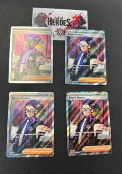 Boss’s Orders 256/217 Ultra Rare Full Art - Pokemon TCG Ascended Heroes NM (x4) - Image 1