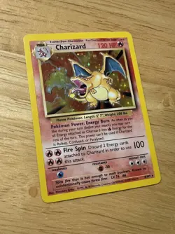 Pokemon TCG - Charizard 4/102 Base Set Holo Rare - Image 1