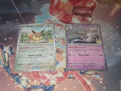 🔥🔥 Pokemon Tcg Pokemon Day Promo Prismatic Evolutions Eevee And Sylveon🔥🔥 - Image 1