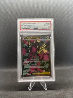 Mega Mawile ex 162/132 Me01: Mega Evolution Holo PSA 10 Graded Pokemon TCG - Image 1