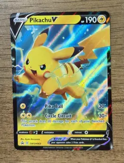 2020 Pokemon TCG PIKACHU V Holo #SWSH063 - Sword & Shield Promo Full Art - Image 1