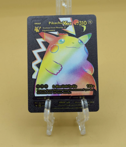 Pikachu VMAX Fan Art Black Foil #044/185 Pokemon - Image 1