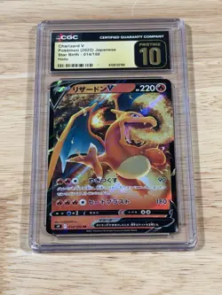 2022 Pokemon Charizard V 014/100 S9: Star Birth Holo (Japanese) CGC Pristine 10 - Image 1