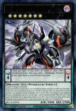 Yu-Gi-Oh! Odd-Eyes Rebellion Dragon 1st Ed. BLCR-EN076 Ultra Rare NM/LP x1 - Image 1