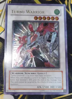 Turbo Warrior CSOC-EN038 Unlimited Edition Ultimate Rare NM Yugioh - Image 1
