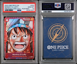 2023 ONE PIECE PREMIUM COLLECTION ONE PIECE FILM RED-#022 MONKEY D. LUFFY PSA 10 - Image 3
