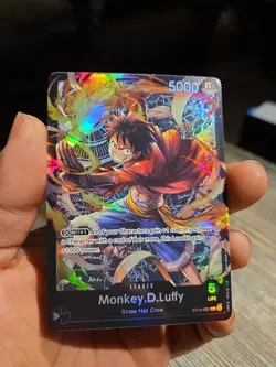 ONE PIECE TCG Monkey D. Luffy ST14-001 Leader L 3D2Y Starter Deck 14 Foil NM - Image 3