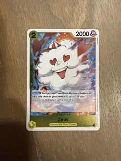 Zeus OP11-106 A Fist of Divine Speed One Piece NM - Image 1