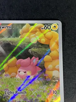 Pokemon Pawmi Sir TCG Illustration Rare Card 226/091 Paldean Fates Near Mint - Image 4