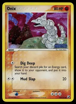 Pokemon Card - Onix Unseen Forces 65/115 Reverse Holo Common Stamped - Image 1