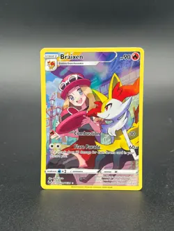 Pokemon Card- Braixen TG01/TG30- Silver Tempest Trainer Gallery- NM Condition - Image 1