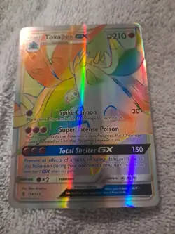 Pokemon Card Toxapex Gx 154/145 Guardians Rising Secret Rainbow Rare NM-LP - Image 1