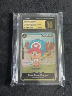 One Piece Card Chopper CS 25-26 2025 CGC 10 Pristine Championship Event P-065 - Image 1