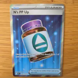 N'S PP UP 262/217 POKEMON CARD (ASCENDING HEROES SET) FULL ART HOLO - Image 1