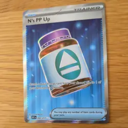 N'S PP UP 262/217 POKEMON CARD (ASCENDING HEROES SET) FULL ART HOLO - Image 4