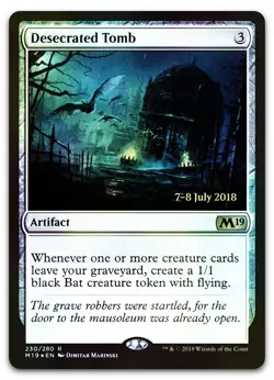 Desecrated Tomb #230 (Foil) (LP) Prerelease Cards PRE Magic MTG - Image 1