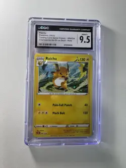 Pokemon Raichu 009/034 Trading Card Game Classic Holo CGC 9.5 English 2023 - Image 1