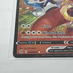 Cinderace V - 044/264 - Fusion Strike - NM - Pokemon Card - Image 3
