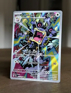 Pokemon Loudred 212/182 SV04 Paradox Rift Illustration Rare Full Art Holo Card - Image 1