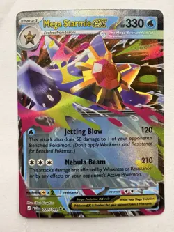 Mega Starmie ex #021/088 ME03: Perfect Order Double Rare Pokemon Card - Image 1