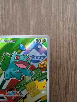 Bulbasaur MEP 037 First Partner Illustration Promo Pokemon Card See Description - Image 3