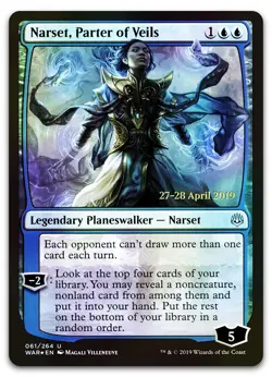 Narset, Parter of Veils #61 (Foil) (LP) Prerelease Cards PRE Magic MTG - Image 1