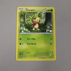 Pokemon TCG 2013 XY Kalos Starter Set Trading Card Promo Chespin 3/39 Non-Holo - Image 1