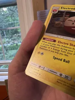 Pokemon TCG SM Team Up 39/181 Electrode Holographic Rare Card - Image 3