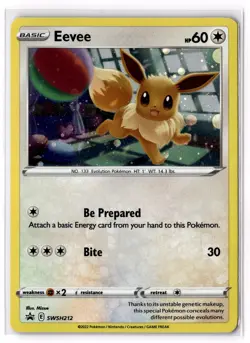 Eevee SWSH212 SWSH: Sword & Shield Promo Cards Holofoil MP - Image 1