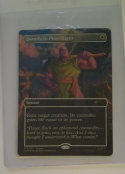 Swords to Plowshares New Promo Pack Sealed Marvel Thanos MTG Magic the Gathering - Image 1