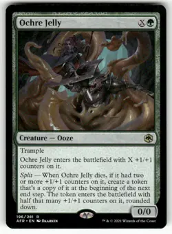 Ochre Jelly 196 Rare Adventures in the Forgotten Realms Magic: The Gathering NM - Image 1