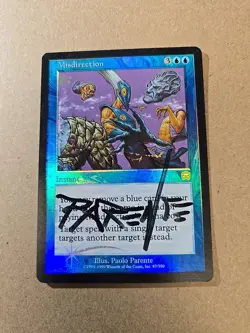 Misdirection - Mercadian Masques - MP - Foil - Signed By Artist - Image 1