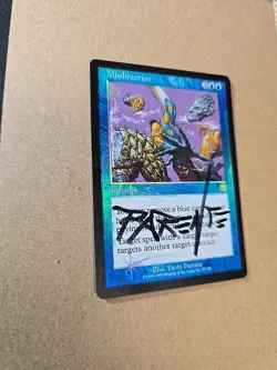 Misdirection - Mercadian Masques - MP - Foil - Signed By Artist - Image 3