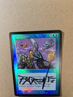 Misdirection - Mercadian Masques - MP - Foil - Signed By Artist - Image 4