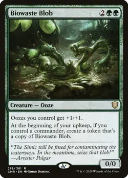 Biowaste Blob 219 Rare Commander Legends Near Mint - Image 1