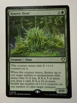 Kinetic Ooze #39 (NM) Commander: Secrets of Strixhaven SOC Magic MTG - Image 1