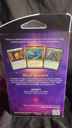 Magic: The Gathering Wild Bounty Brawl Deck Chulane Wizards Sealed 2019 - Image 2