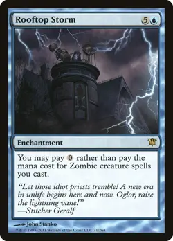 Rooftop Storm Innistrad - Moderately Played - Image 1